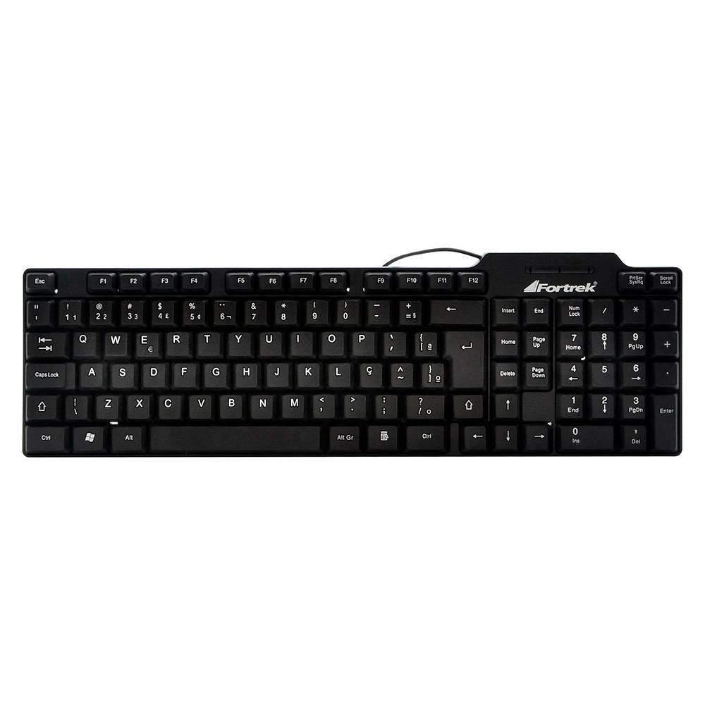 Imagem 3 de 3 do produto Teclado Standard Usb Skl-106 Preto Fortrek