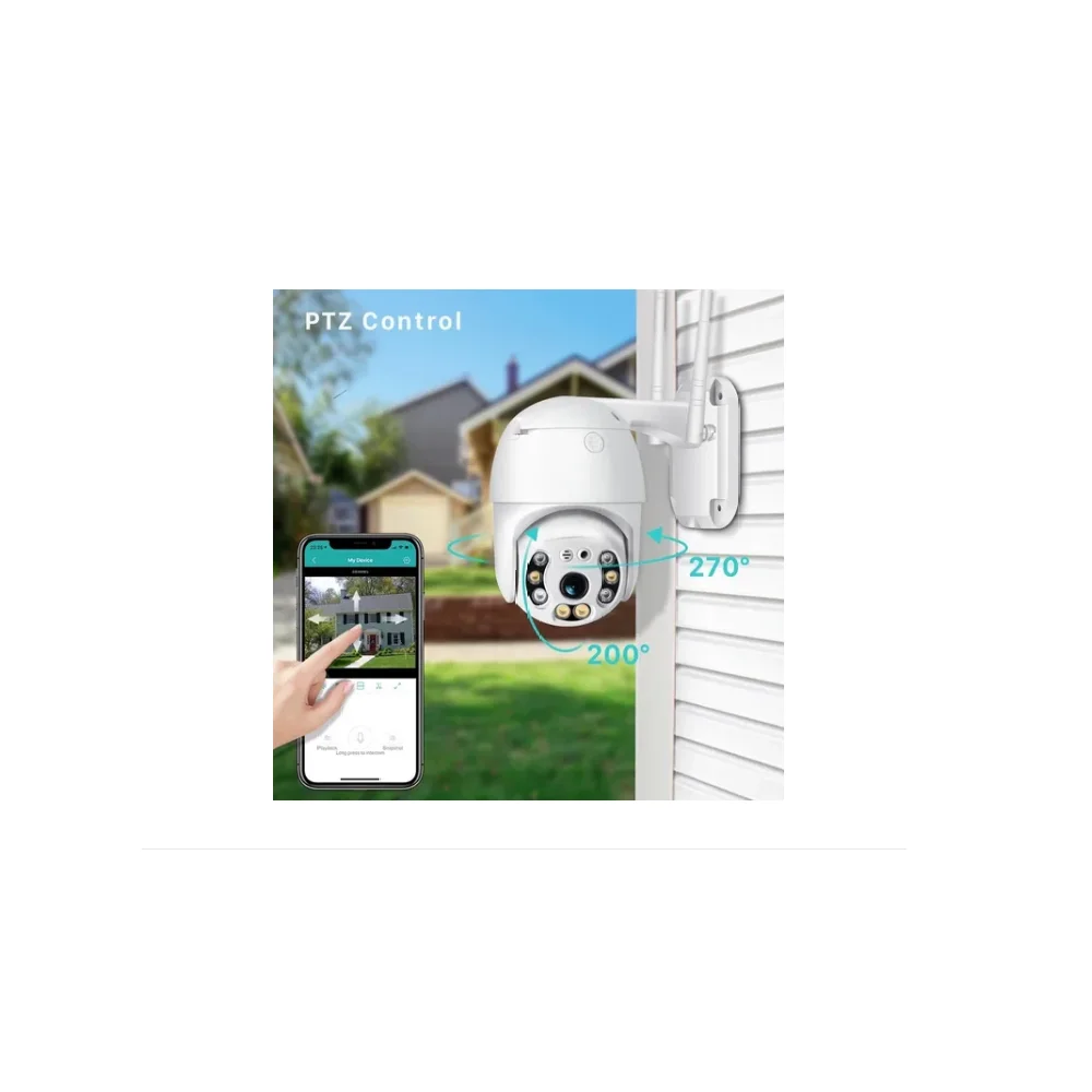 Imagem 4 de 5 do produto Camera Segurança Smart Dome Wifi Hd 2mp Visao Noturna 8171qp Durawell