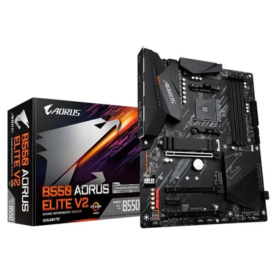 Placa-Mãe Gigabyte B550 Aorus Elite V2, AMD AM4, ATX, DDR4