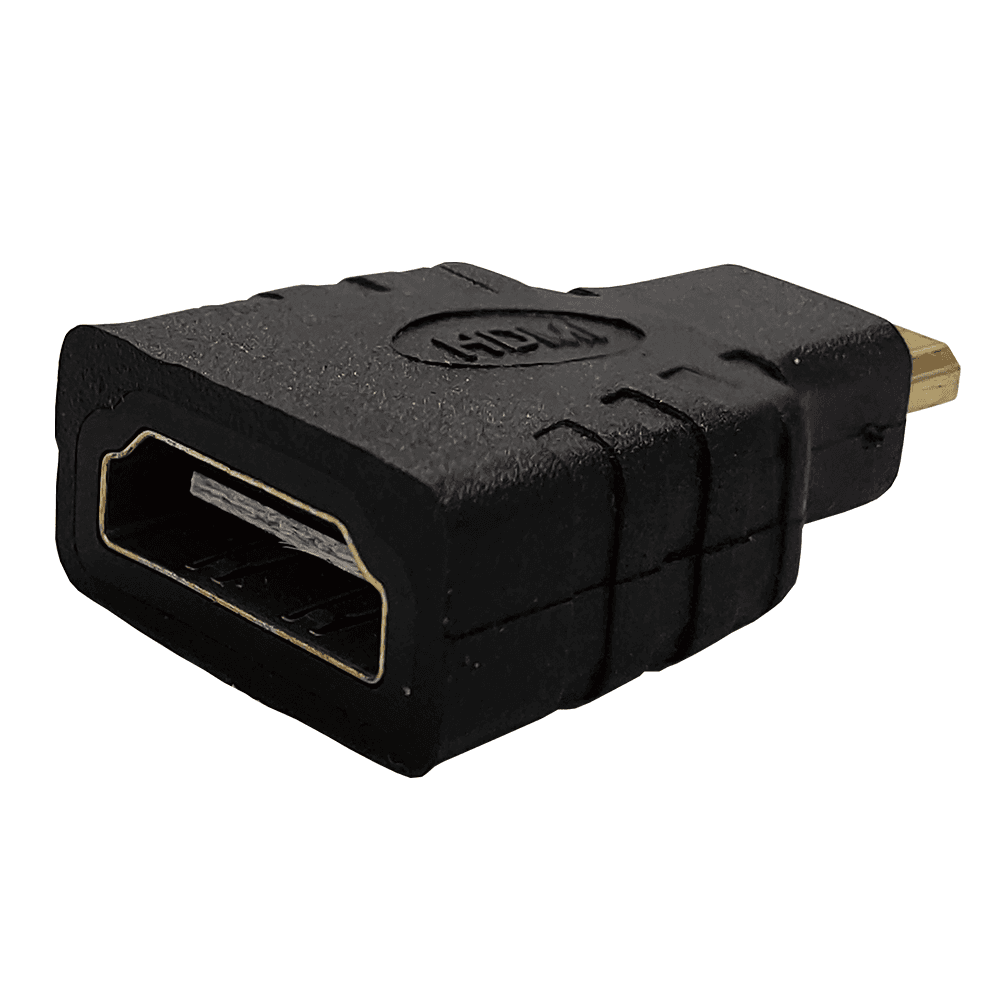 Imagem 2 de 5 do produto Adaptador Hdmi Fêmea X Micro Hdmi Macho Gold