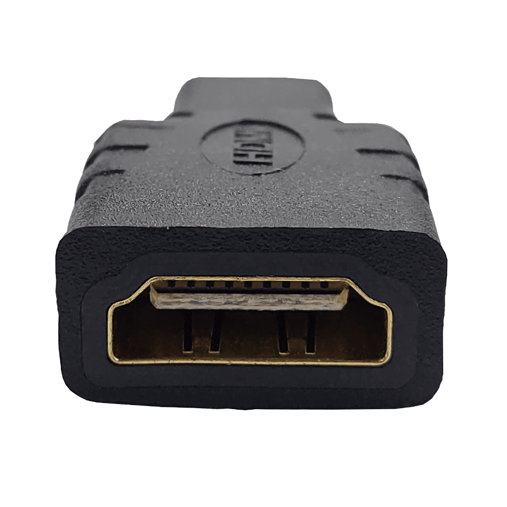 Imagem 3 de 5 do produto Adaptador Hdmi Fêmea X Micro Hdmi Macho Gold