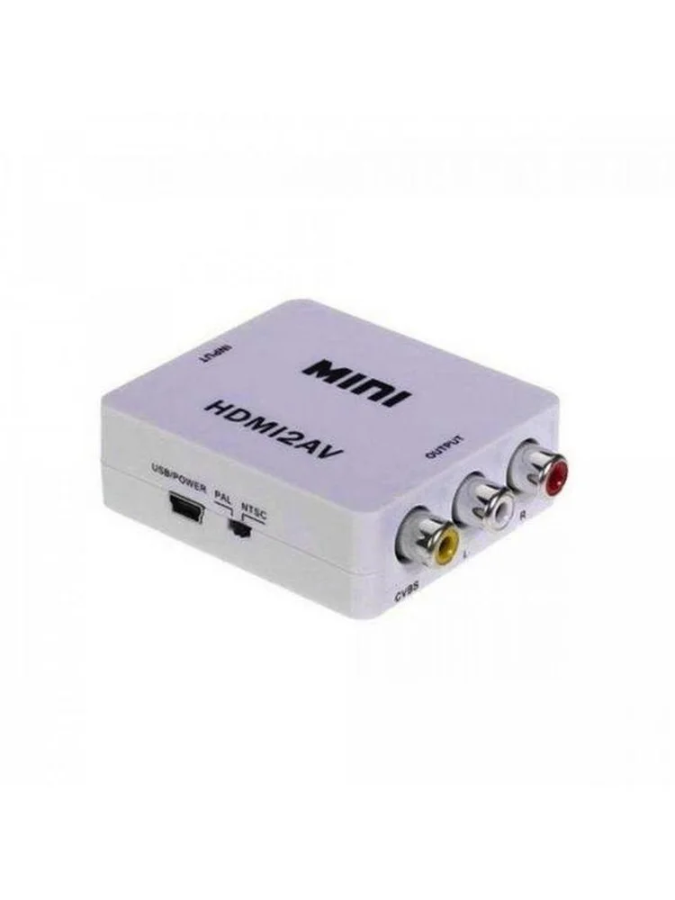 Imagem 3 de 4 do produto Mini Adaptador Conversor De Hdmi Para Video Composto 3rca Av