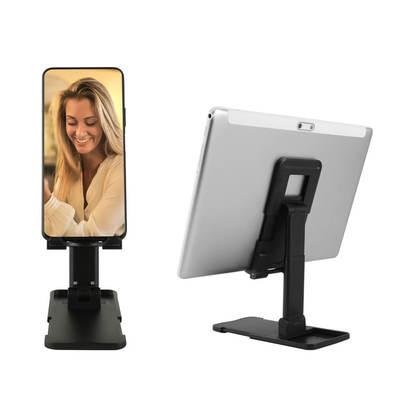 Suporte De Mesa Universal Para Celular E Tablet - Cor Preto