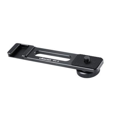 Placa De Montagem Dupla Para Câmeras Iluminadores Led Microfones Ulanzi