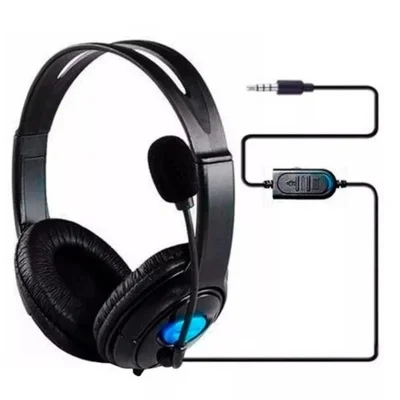 Headset Fone De Ouvido Com Microfone Para Ps4, Xbox One