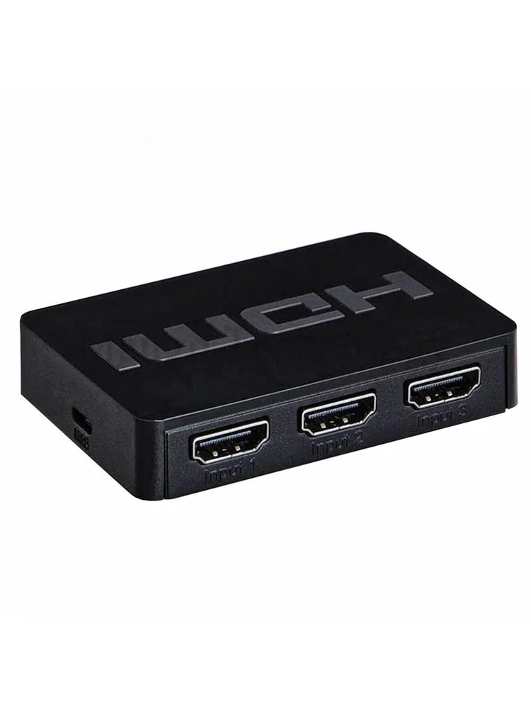 Imagem 2 de 5 do produto Chave Seletora HDMI 3 Entradas 1 Saida Sem Controle Remoto