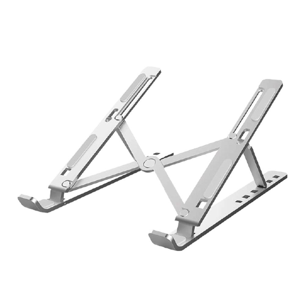 Suporte Para Notebook Com Altura Regulável  Até 17  Comtac 9393  Prata