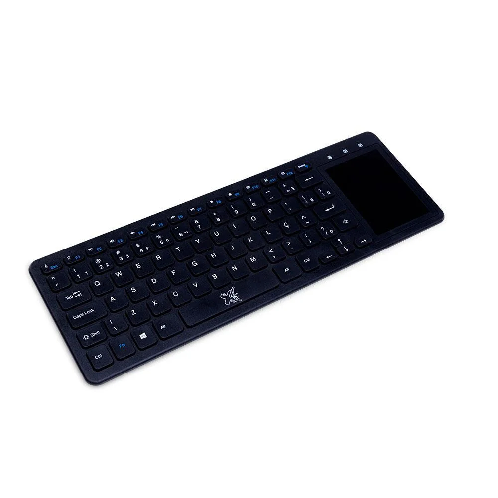 Imagem 2 de 5 do produto Teclado Wireless Maxprint Tv Plus C/ Touch Pad 1200dpi - Preto