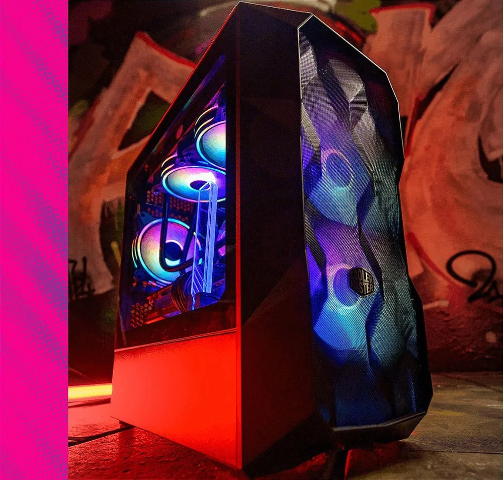 Imagem 5 de 5 do produto Gabinete Cooler Master Masterbox Td300 Mesh Mini Tower, Micro ATX, Lateral Em Vidro Temperado, Cooler Fan, Preto - Td300-kgnn-s00