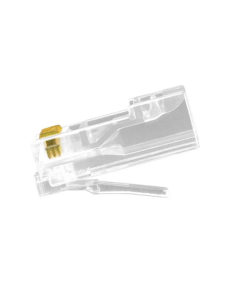 Imagem 3 de 5 do produto Conector Macho RJ-45 Evus CAT6, UTP, 8x8, Pacote Com 100 - C-099