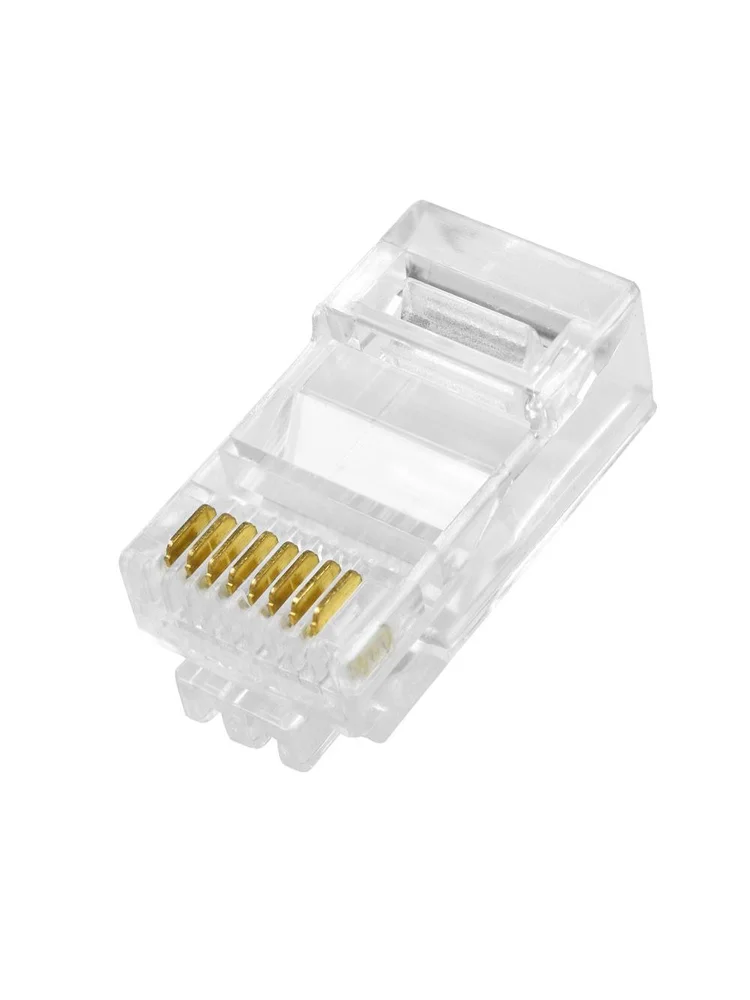 Imagem 5 de 5 do produto Conector Macho RJ-45 Evus CAT6, UTP, 8x8, Pacote Com 100 - C-099