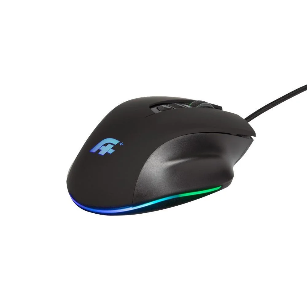 yuki.　0228 Mouse Gamer A Plus Tech Yuki RGB Preto KaBuM
