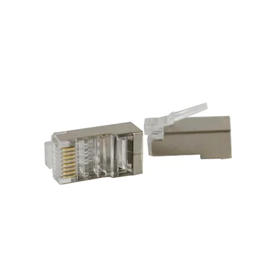 Conector Macho Rj-45 Evus Cat6 Utp Blindado Pct Com 100 C-103
