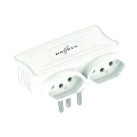Carregador De Tomada Multi Usb 2 Usb + 2 Tomadas 10a - Branco - Dn1648 - Legrand Daneva