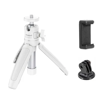 Mini Tripé E Bastão Para Celular / Gopro / Câmeras Dslr - Ulanzi Cor Branco