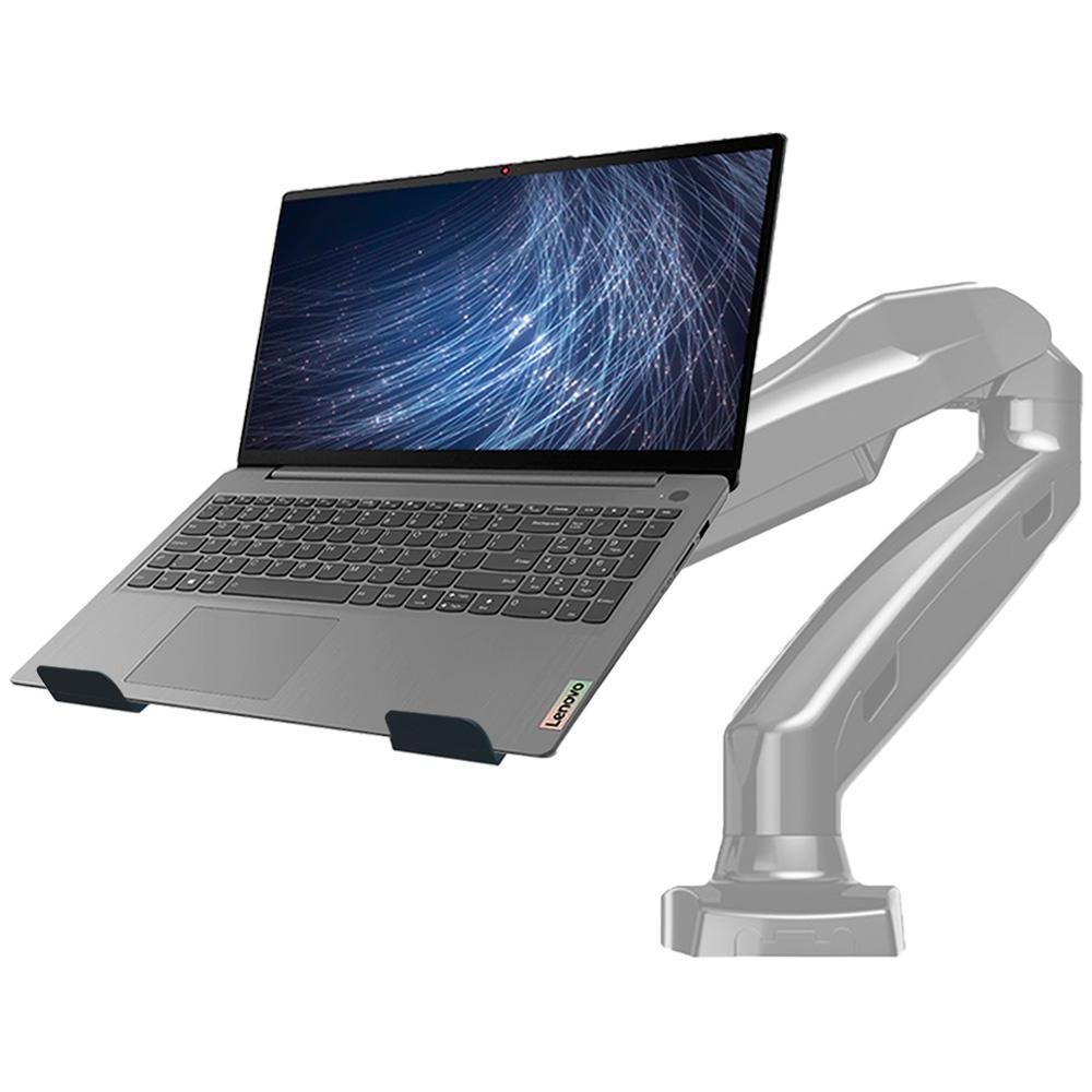 Imagem 2 de 4 do produto Bandeja Apoio Notebook Acoplável A Suporte De Pistão Nbh-1