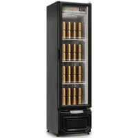 Cervejeira Gcb-23ev Pr 230 L Frost Free C/ Led Gelopar - Porta De Vidro Duplo Temperado Impermeabilizado E Condensador Estático Silencioso 110v