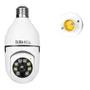 Câmera De Segurança Durawell Giratória Ip Wireless Sem Fio Wi-fi Lente: 3.6mm Bocal E27 Visão Noturna Led Infravermelho Detecta Movimento Full Hd