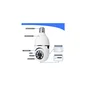 Câmera De Segurança Durawell Giratória Ip Wireless Sem Fio Wi-fi Lente: 3.6mm Bocal E27 Visão Noturna Led Infravermelho Detecta Movimento Full Hd