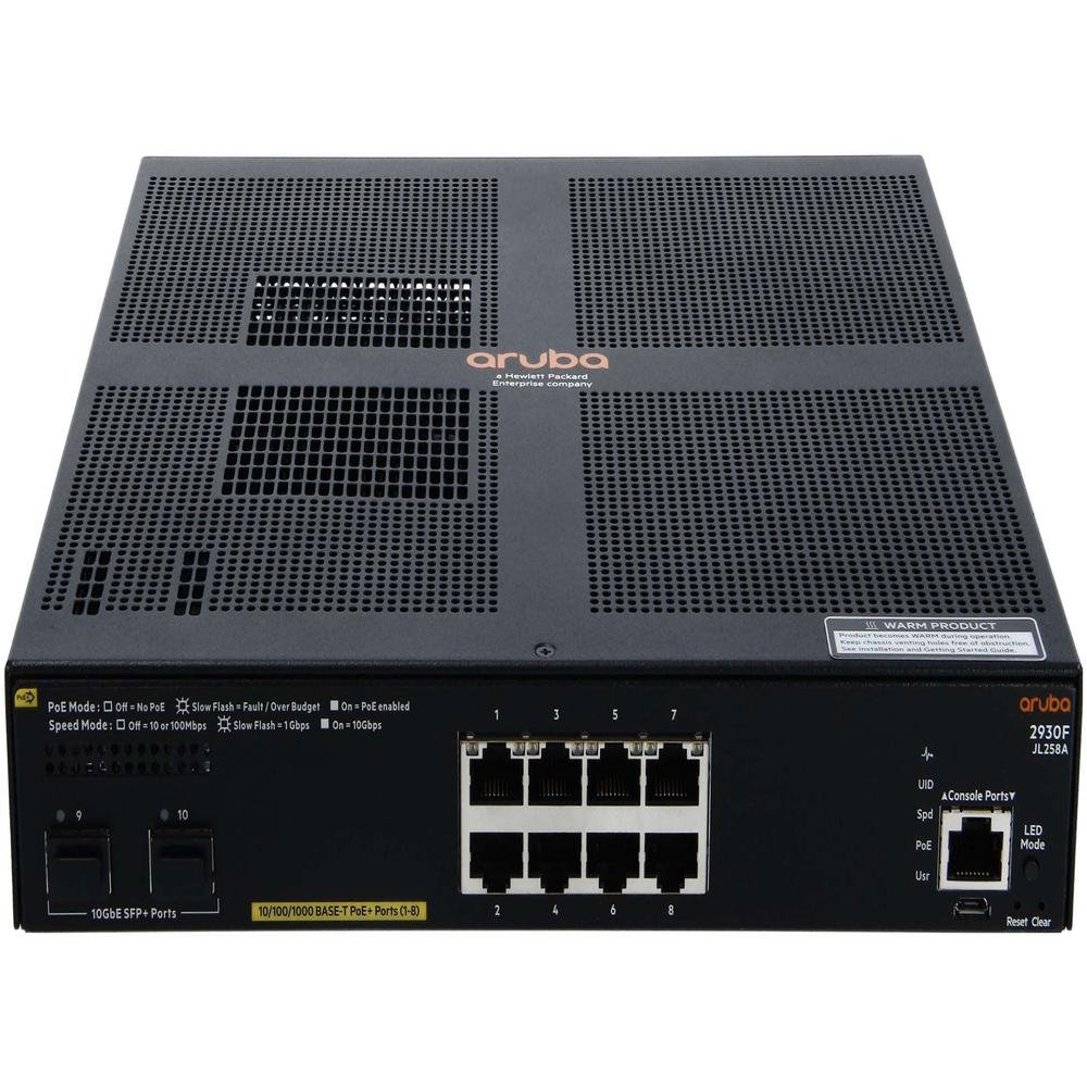 Aruba 2930F 8G PoE+ 2SFP+ JL258A　新品 SWITCH ARUBA 2930F 8G POE+ 2SFP+ SWCH JL258A