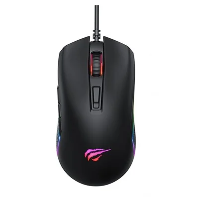Mouse Gaming Havit Ms1010, RGB, 3600 DPI, 7 Botões, Preto