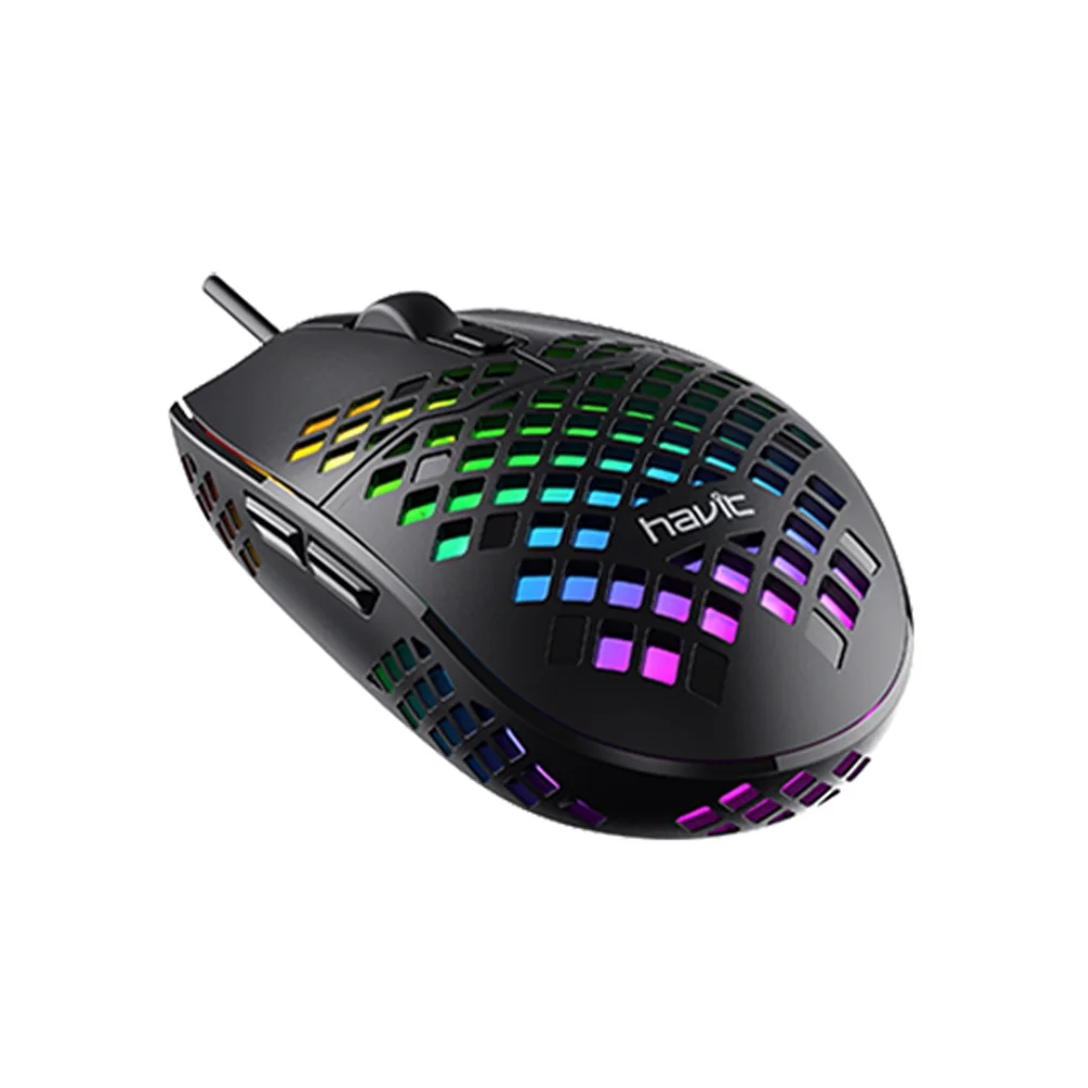 Imagem 4 de 4 do produto Mouse Gamer Havit Ms1008, RGB, 3200 DPI, 7 Botões