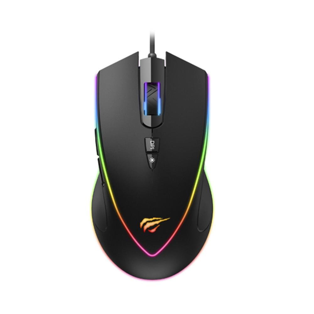 Mouse Gamer Havit Ms Dpi Bot Es Rgb Preto Kabum