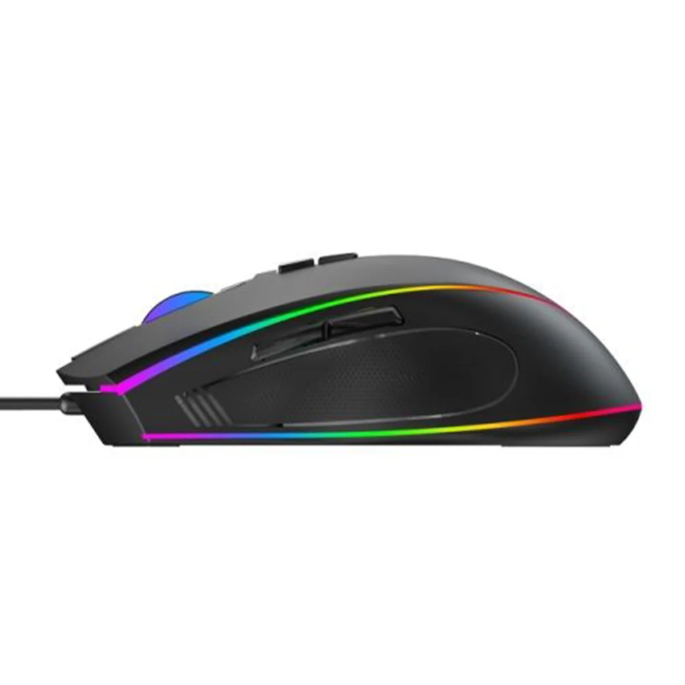Imagem 2 de 4 do produto Mouse Gamer Havit Ms1017, RGB, 6400 DPI, 6 Botões, Preto