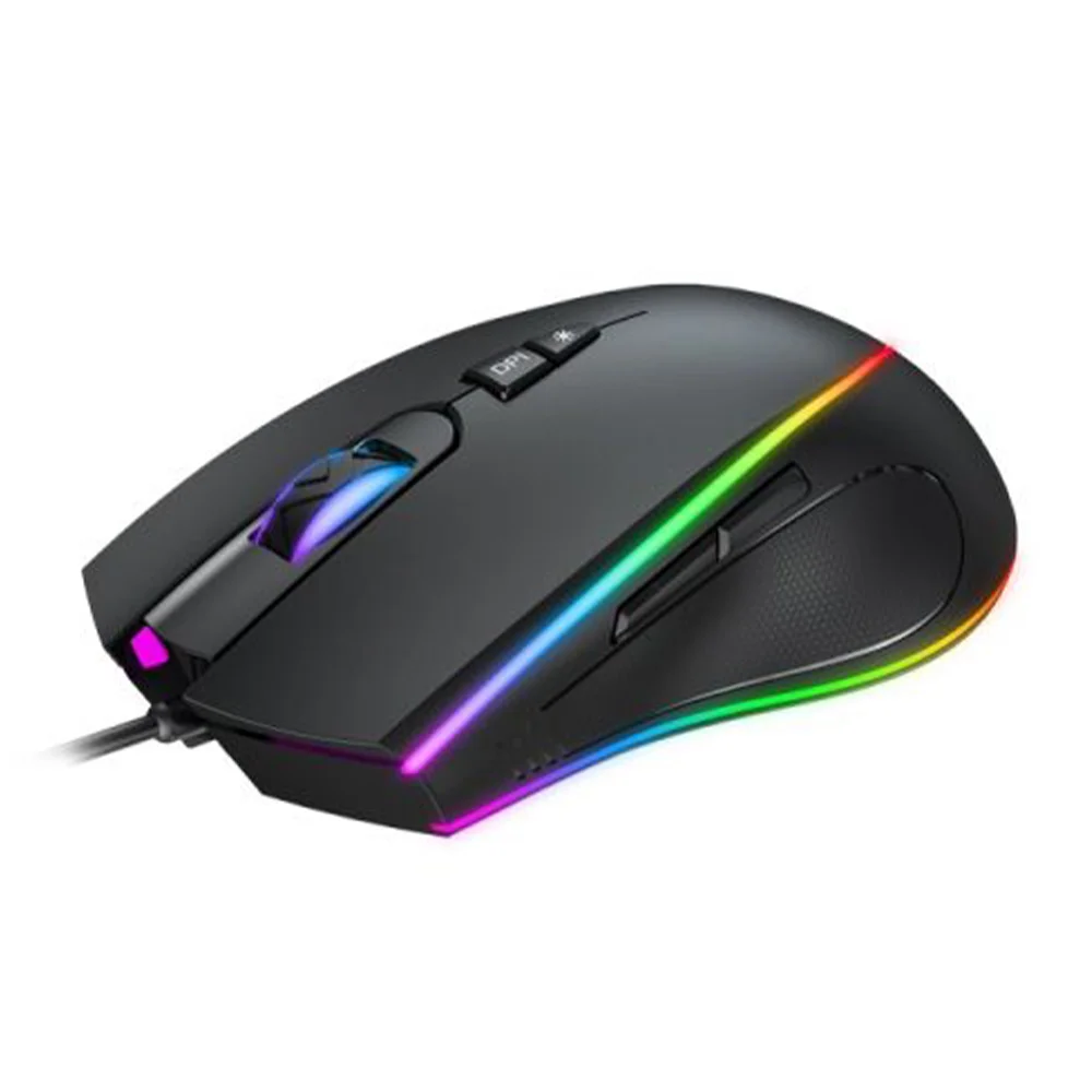 Imagem 4 de 4 do produto Mouse Gamer Havit Ms1017, RGB, 6400 DPI, 6 Botões, Preto