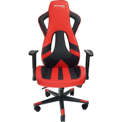 Cadeira Gamer Mymax MX11, Até 150 Kg, Giratória, Preto E Vermelho