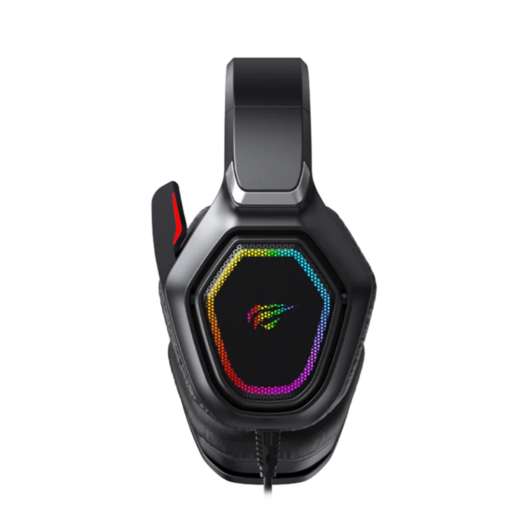 Imagem 5 de 5 do produto Headset Gamer Havit H659d, RGB, 50mm, P2, USB, Compatibilidade PS4, PS5,  XBOX ONE, XBOX SERIES, PC, Preto