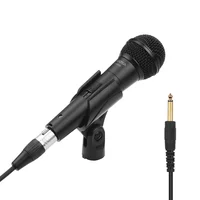 Microfone De Mão Boya By-bm58 Vocal Cardióide Xlr Com Cabo 6.35mm