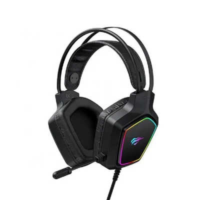 Headset Gamer Havit H656d, RGB, 50mm, USB, Compatibilidade PS4, XBOX One, e Nintendo Switch, Preto