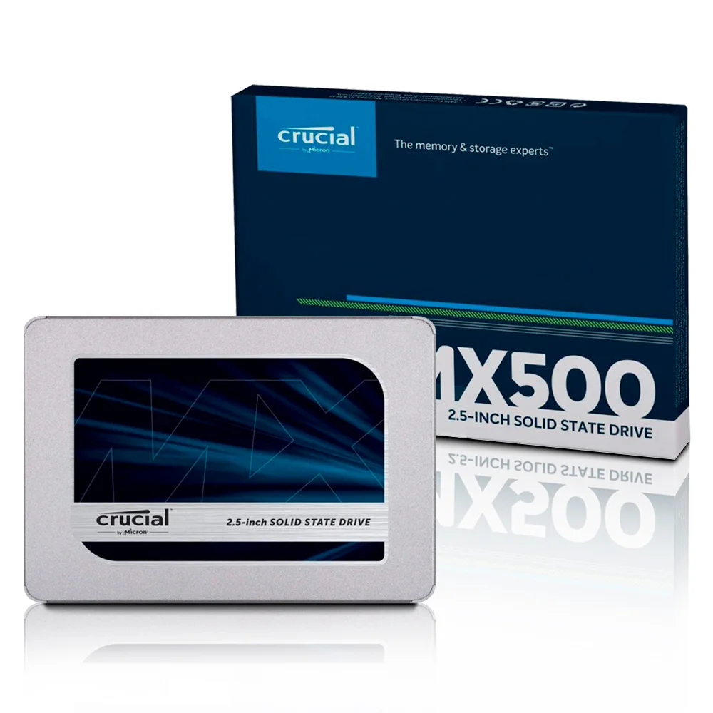 Crucial MX500 500GB 2.5インチSSD SSD interna SATA MX500 de 500 GB 3D NAND Crucial (com