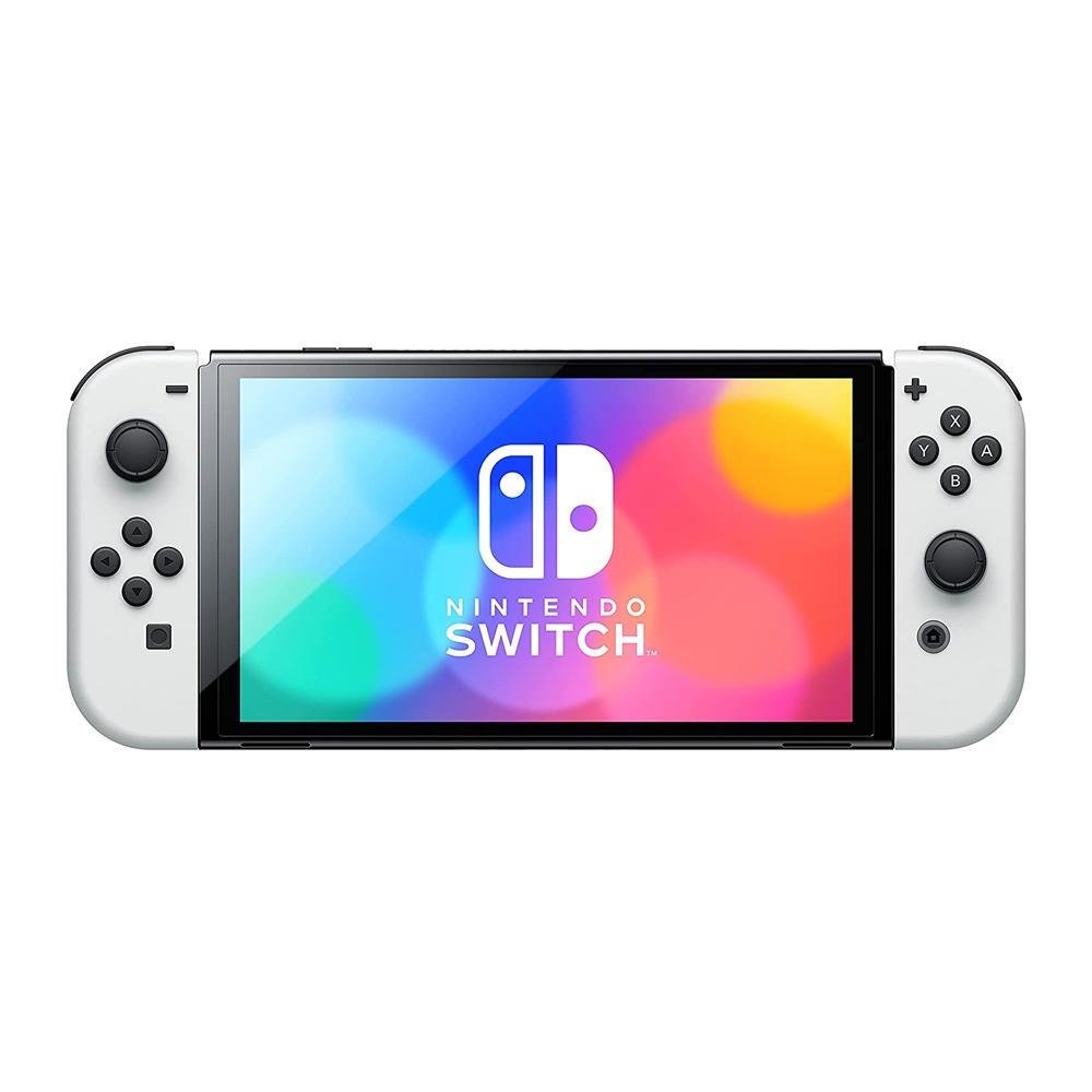 Imagem 4 de 5 do produto Console Nintendo Switch 64gb Tela Oled 7 Pol. Branco E Preto