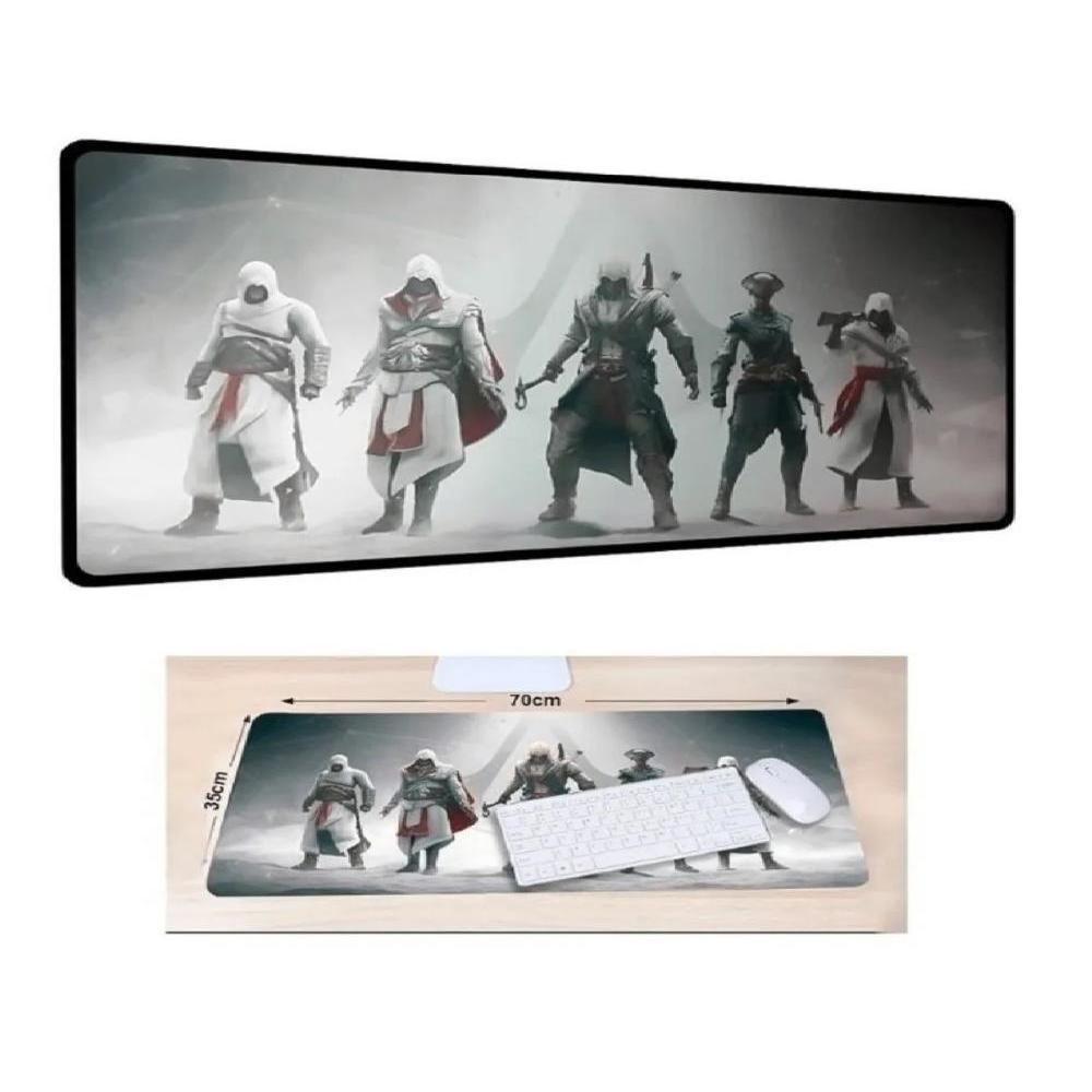 Imagem 2 de 3 do produto Mouse Pad Gamer Extra Grande Familia Assassina Tamanho 700x350x3mm