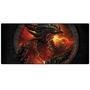 Mouse Pad Gamer Extra Grande Antiderrapante Dragão De Fogo