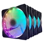 Kit Cooler FAN com 4 Unidades Evus, RGB, Com Controladora, Controle Remoto - FK-12R 3