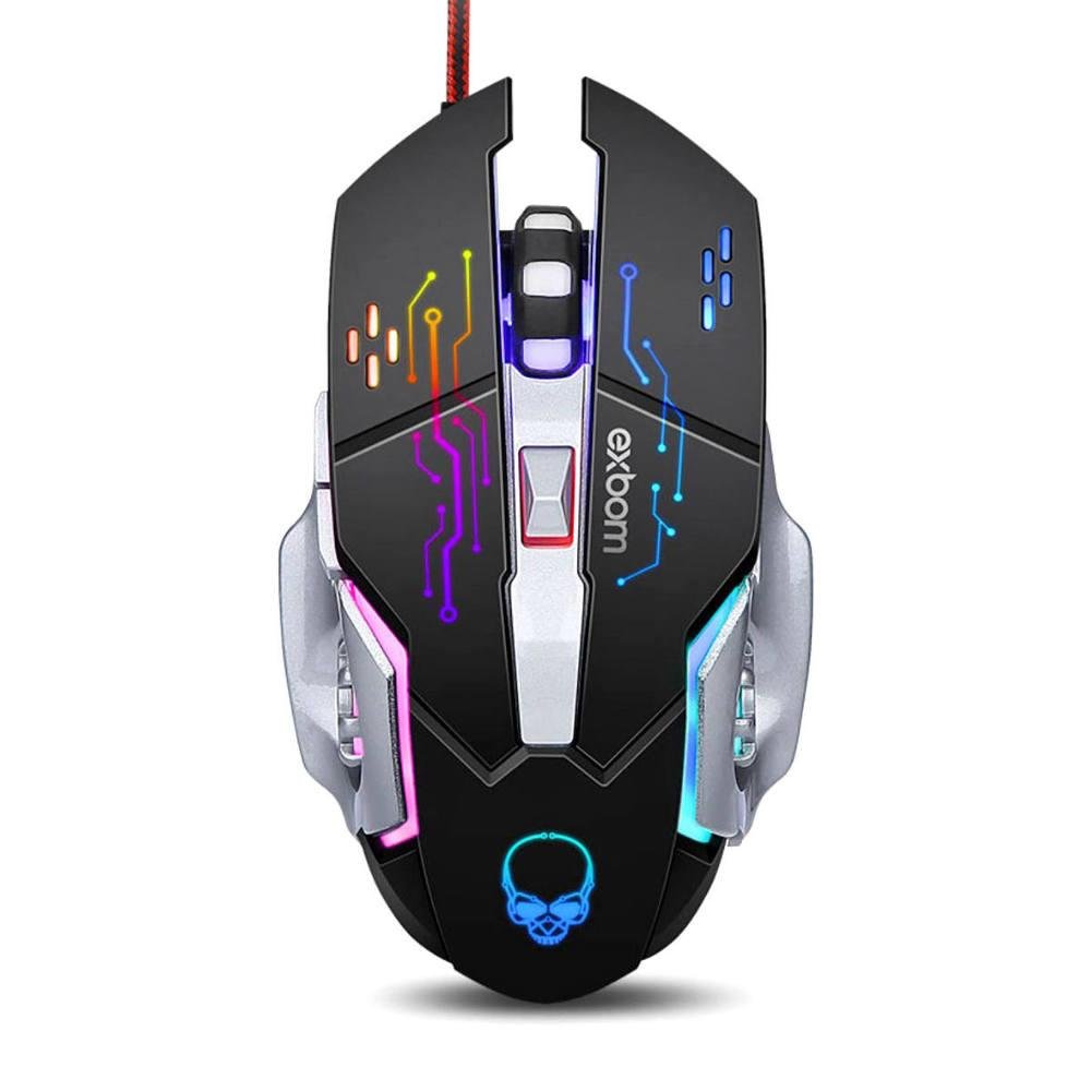Mouse Gamer 4800 Dpi MSG280 Exbom KaBuM