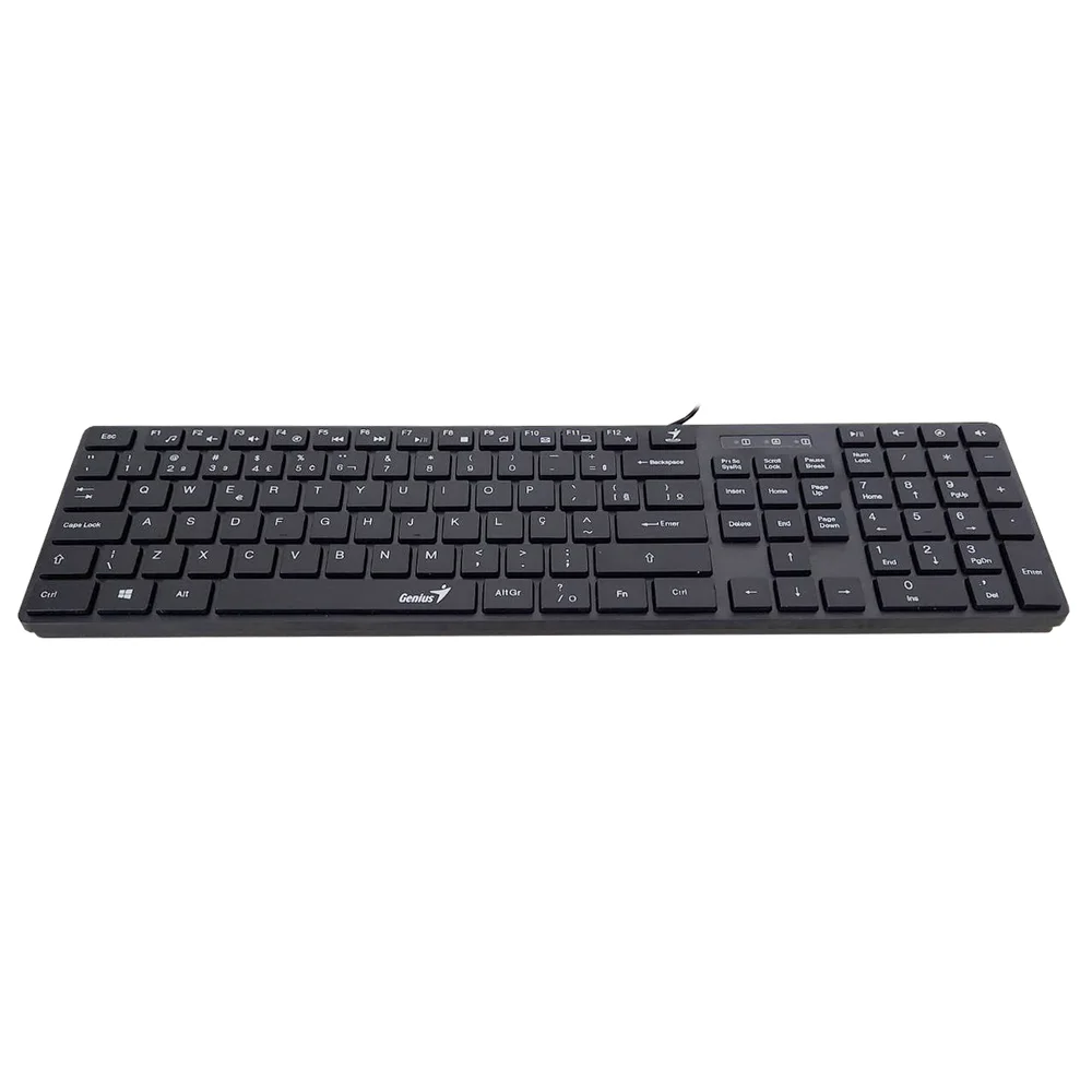 Imagem 5 de 5 do produto Teclado Genius Slimstar 126 Usb Sem Borda Cabo 1,4m - 31310017423