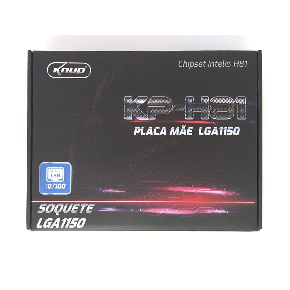 Placa-Mãe Knup H81, Intel LGA 1150, 2 Slots DDR3, 1 Slot PCIe X16, 2 USB 3.0 - KP-H81 5