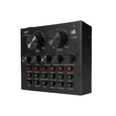 Placa De Som Streaming Mx-50bk C3tech