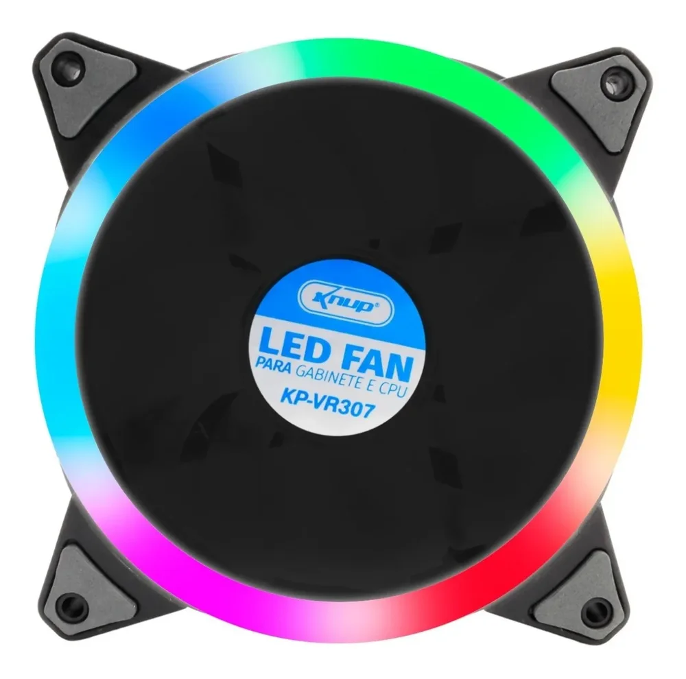 Cooler FAN Knup, 120x25mm, LED - KP-VR307 4