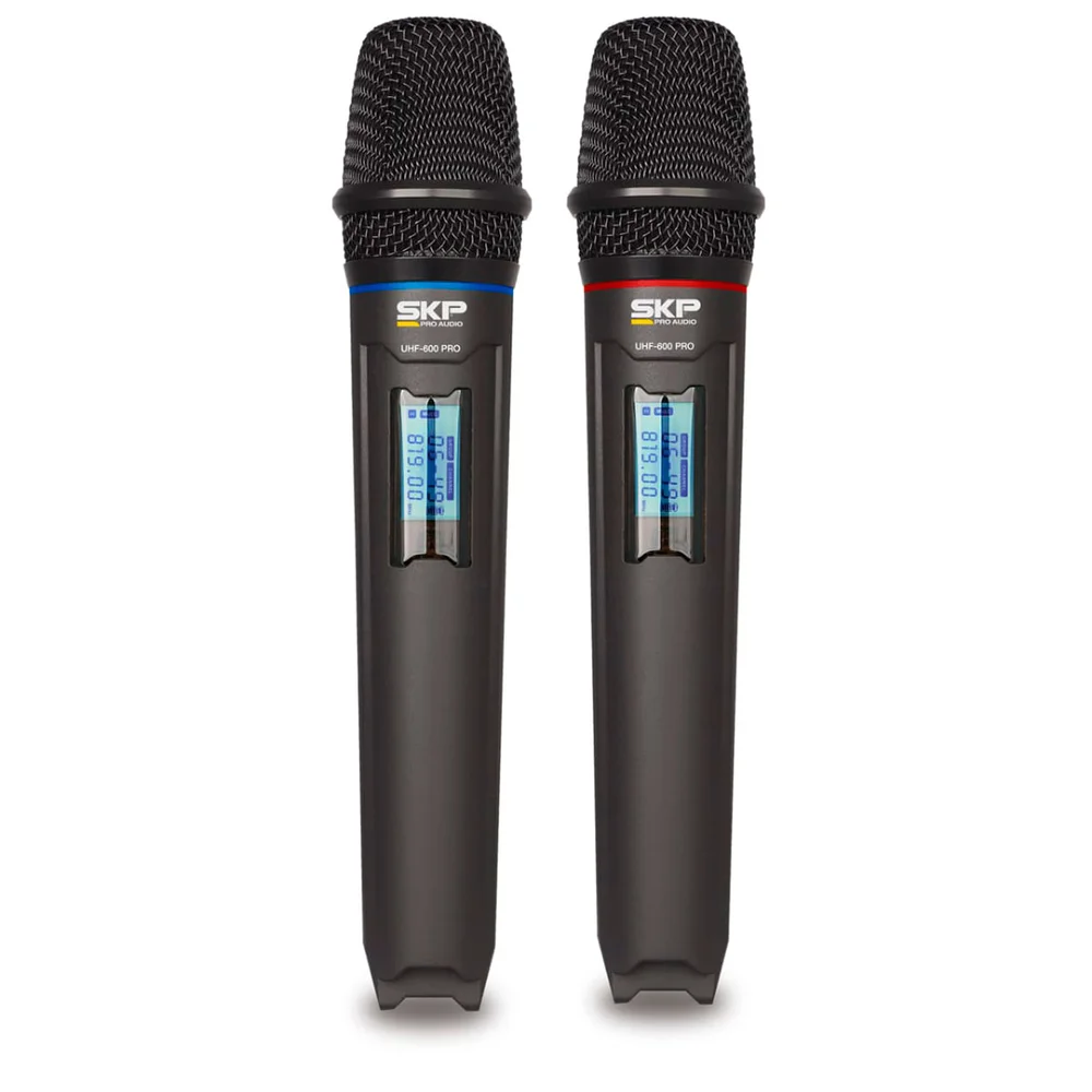 Imagem 5 de 5 do produto Microfone Sem Fio Telefunken UHF-600, Duplo, De Mão, Multifrequência - SAUHF600PRO