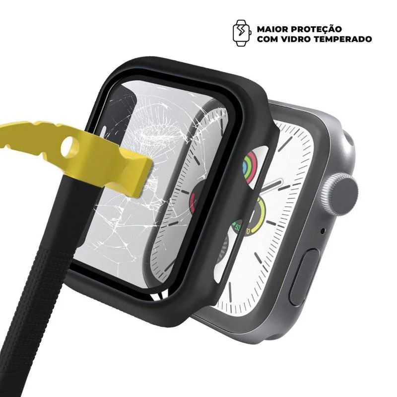 Imagem 2 de 5 do produto Case Para Apple Watch 40mm + Pulseira Para Apple Watch Ballistic - Gshield