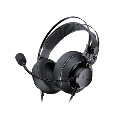 Headset Gamer Cougar Vm410 Tournament Conector 3.5mm C/microfone 53mm Preto - Cgr-p530-550