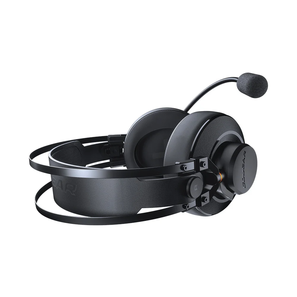 Headset Gamer Cougar Vm410 Tournament Conector 3.5mm C/microfone 53mm Preto - Cgr-p530-550
