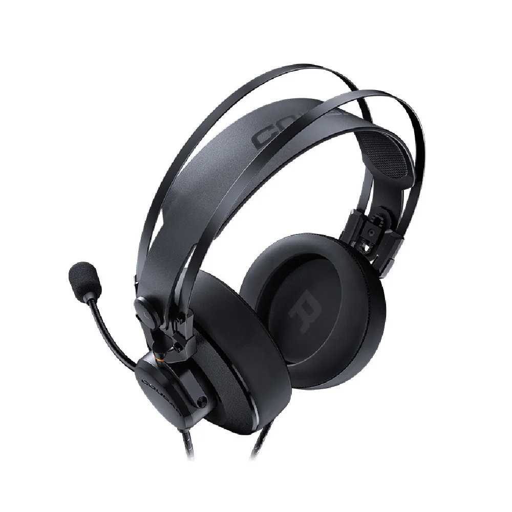 Headset Gamer Cougar Vm410 Tournament Conector 3.5mm C/microfone 53mm Preto - Cgr-p530-550