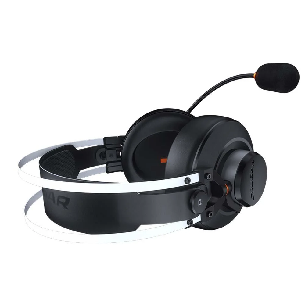 Headset Gamer Cougar Vm410 Tournament Conector 3.5mm C/microfone 53mm Preto - Cgr-p530-550