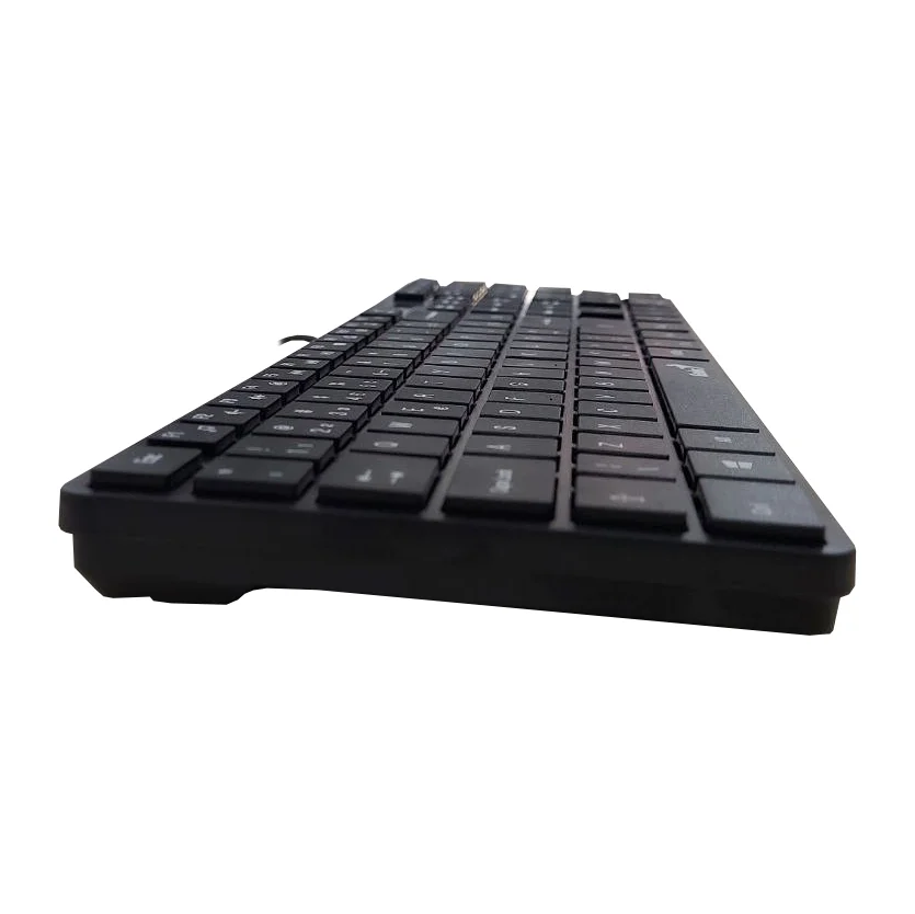 Imagem 5 de 5 do produto Teclado E Mouse Genius SlimStar C126, USB, ABNT2, 12 Teclas Função Multimídia, Tecla Chocolate, 4 Teclas de Atalho, Preto - 31330007408